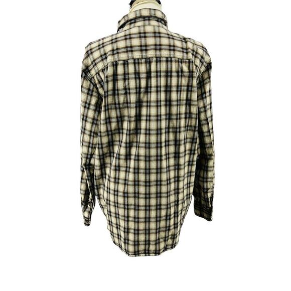 Carhartt Fort Plaid Button Front Relaxed Fit Shirt Men Size Large - Picture 4 of 10